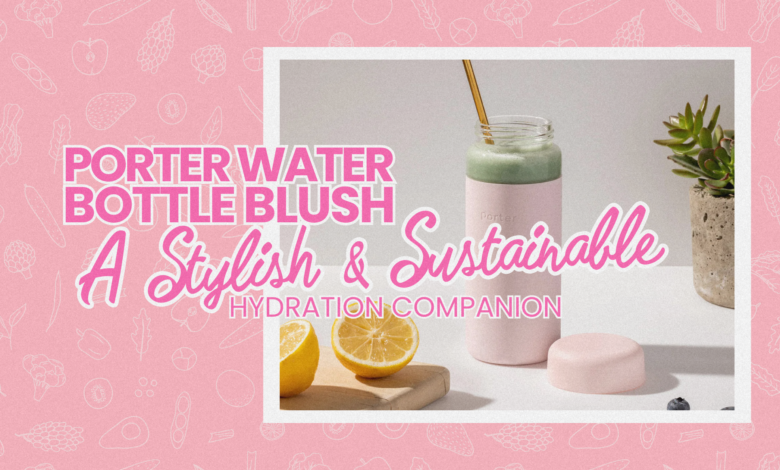 Porter Water Bottle Blush