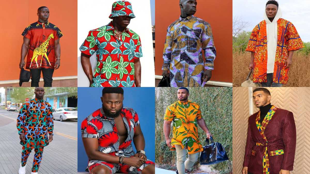 african style shirts men