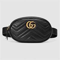 Gucci GG Marmont Matelassé Leather Belt Bag